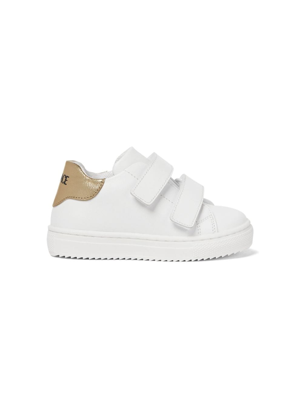 Sneakers con strappo per neonato Versace Kids bianco con grana liscia - Rubino Kids