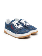 Sneakers denim con inserti - Rubino Kids