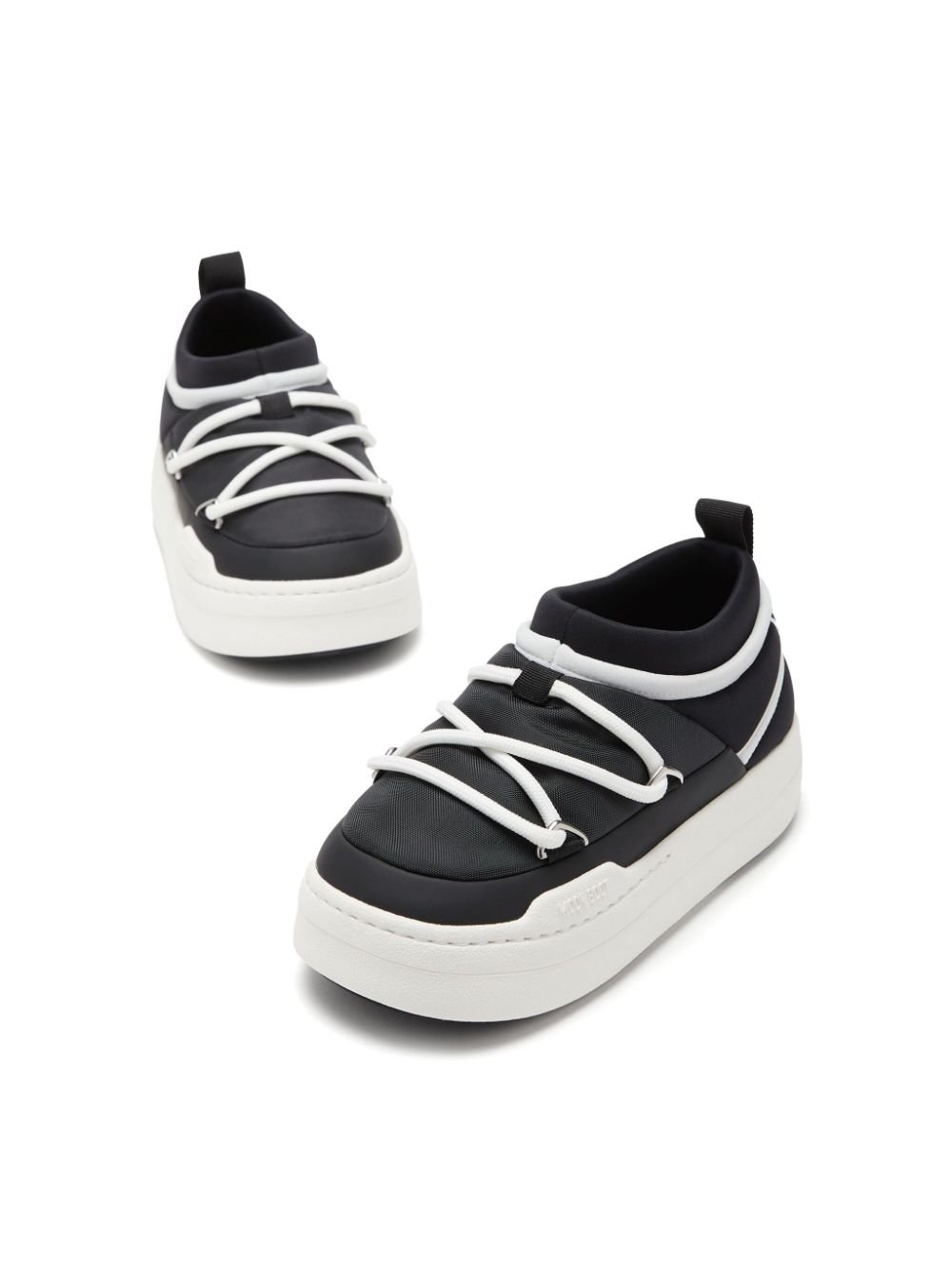 Sneakers Icon per bambino Moon Boot Kids nero con punta tonda - Rubino Kids