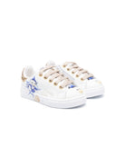 Sneakers in pelle Monnalisa x Donald Duck - Rubino Kids