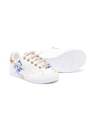 Sneakers in pelle Monnalisa x Donald Duck - Rubino Kids