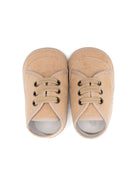 Sneakers in suede per neonato Colorichiari beige con punta tonda - Rubino Kids