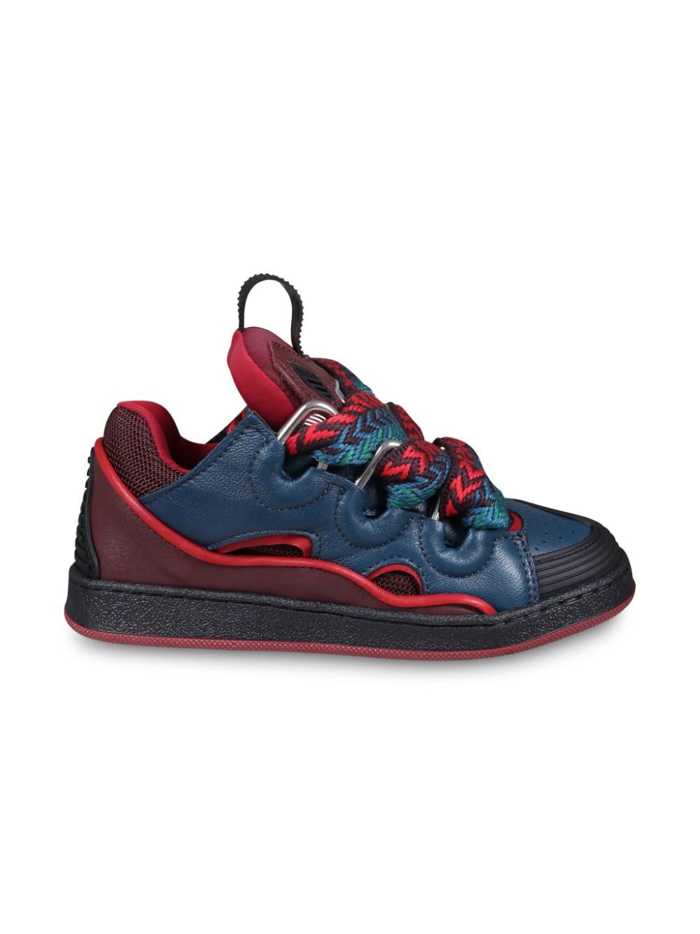 Sneakers Lanvin Curb blu in Pelle per bambino - Rubino Kids