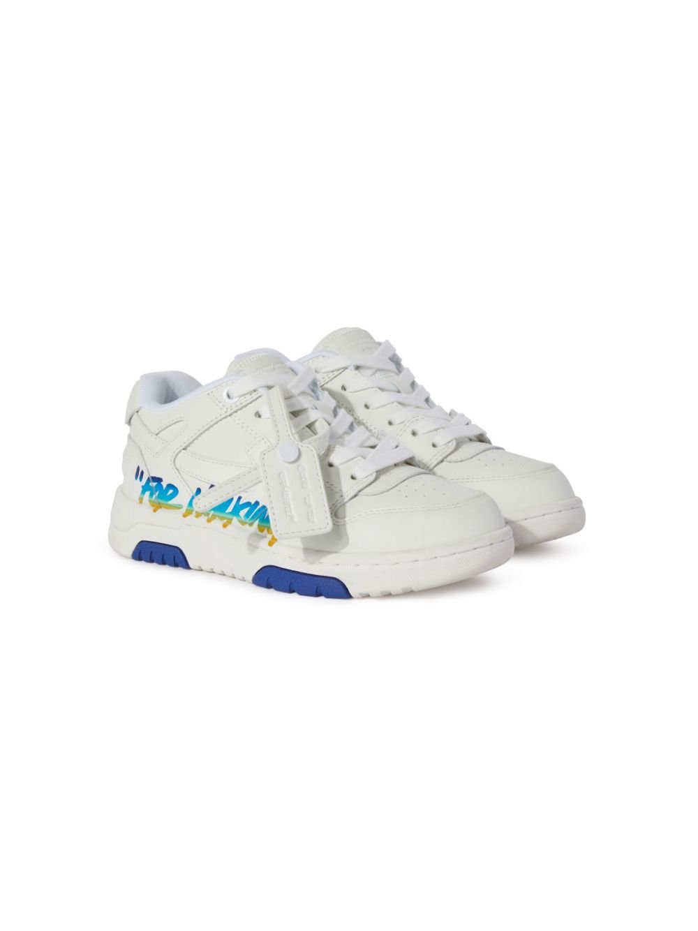 Sneakers Out Of Office per bambino Off - White Kids bianco con logo laterale - Rubino Kids