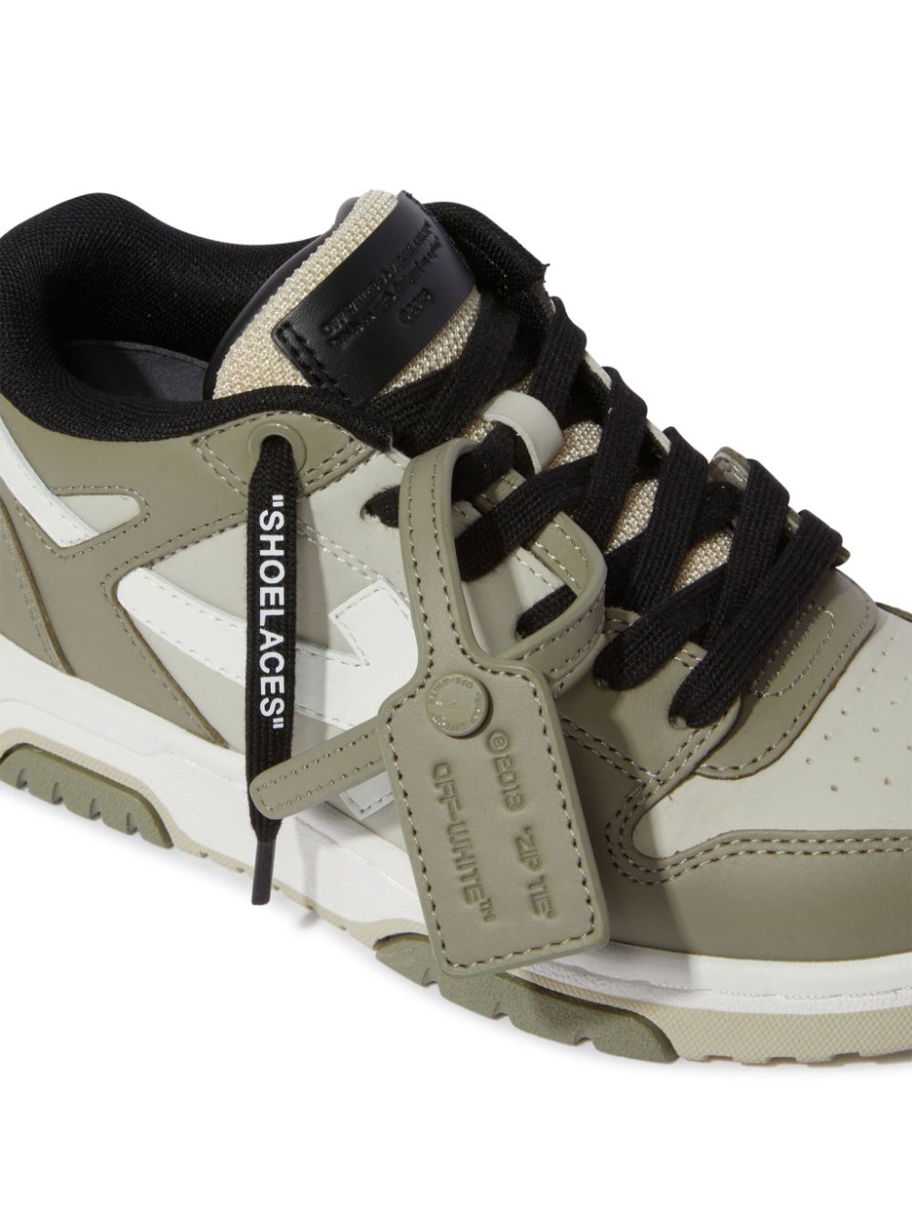 Sneakers Out Of Office per bambino Off - White Kids verde con punta traforata - Rubino Kids