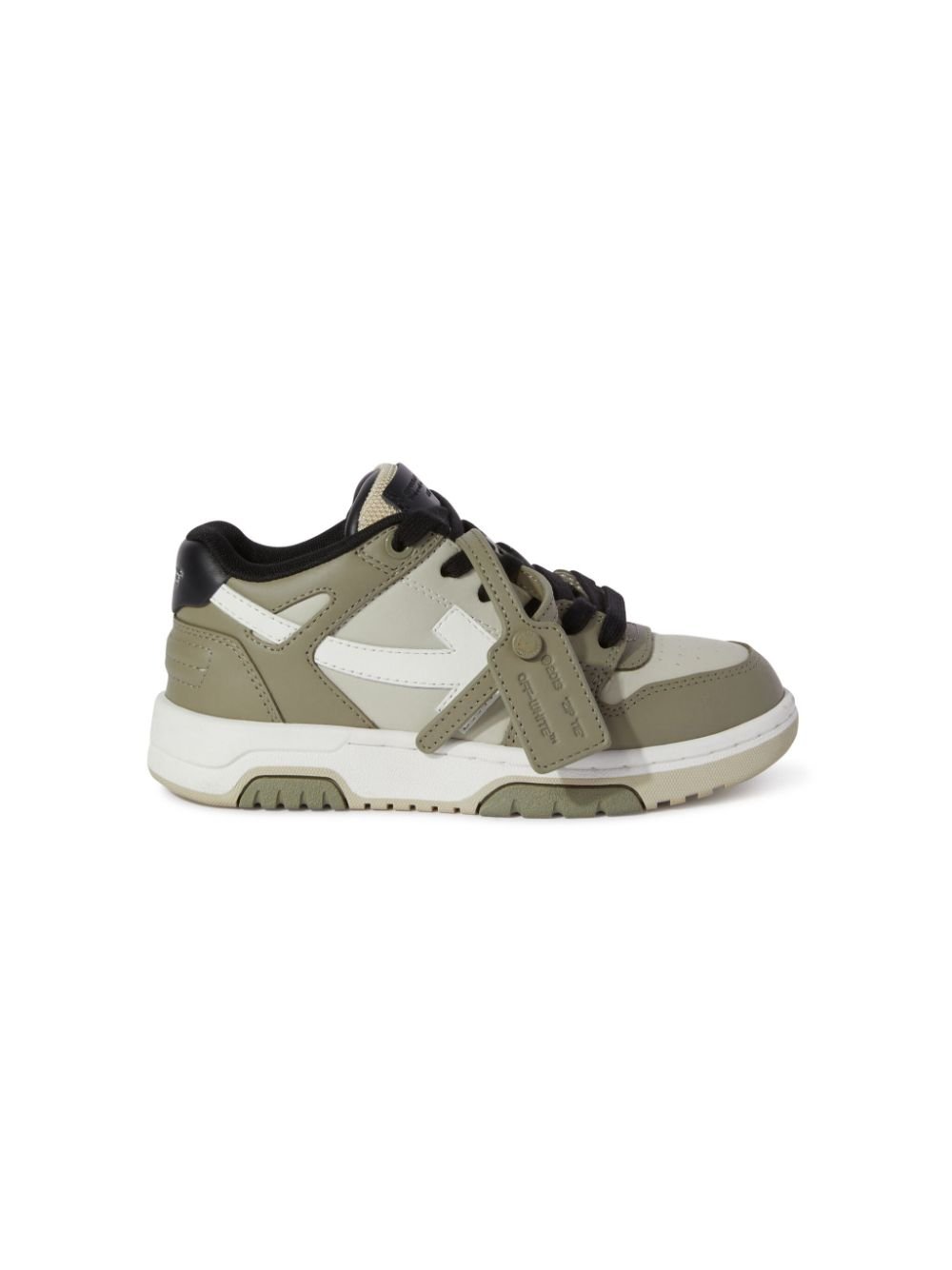 Sneakers Out Of Office per bambino Off - White Kids verde con punta traforata - Rubino Kids