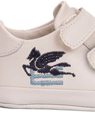 Sneakers Pegaso per neonato ETRO KIDS bianco con logo laterale - Rubino Kids