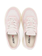 Sneakers per bambina Autry Kids Medalist rosa con chiusura con lacci - Rubino Kids