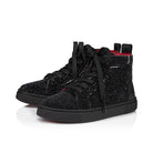 Sneakers per bambina Christian Louboutin Kids nero con glitter - Rubino Kids