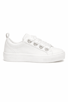 Sneakers per bambina Colorichiari bianco con soletta in pelle con logo - Rubino Kids
