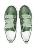 Sneakers per bambina Colorichiari verde con soletta in pelle con logo - Rubino Kids