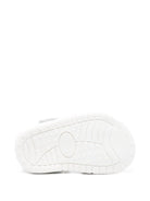Sneakers per bambina Elisabetta Franchi La Mia Bambina bianche a strappo con logo - Rubino Kids