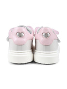 Sneakers per bambina Monnalisa bianco con logo in strass - Rubino Kids