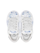 Sneakers per bambina Monnalisa bianco con stampa Frozen - Rubino Kids