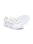 Sneakers per bambina Monnalisa bianco con stampa Frozen - Rubino Kids