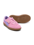 Sneakers per bambina Puma Kids Palermo rosa con logo laterale e sul tallone - Rubino Kids