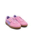 Sneakers per bambina Puma Kids Palermo rosa con logo laterale e sul tallone - Rubino Kids