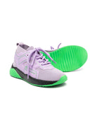 Sneakers per bambina Stella McCartney viola con design a inserti - Rubino Kids