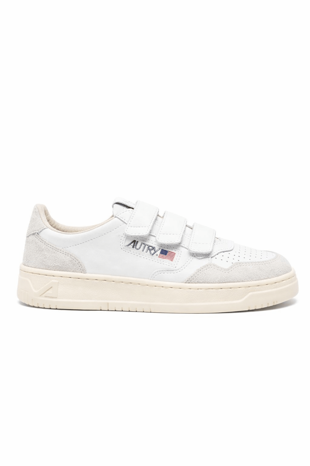 Sneakers per bambini AuTRY Kids bianche con chiusura a strappi - Rubino Kids