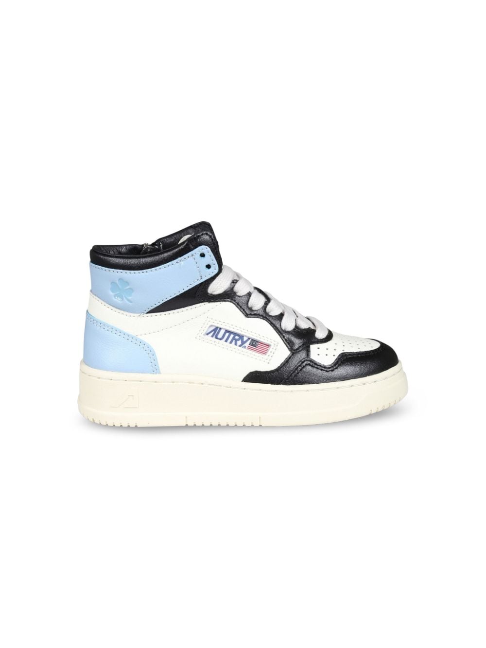 Sneakers per bambino Autry Kids Medalist bianco e nero lunghezza alla caviglia - Rubino Kids