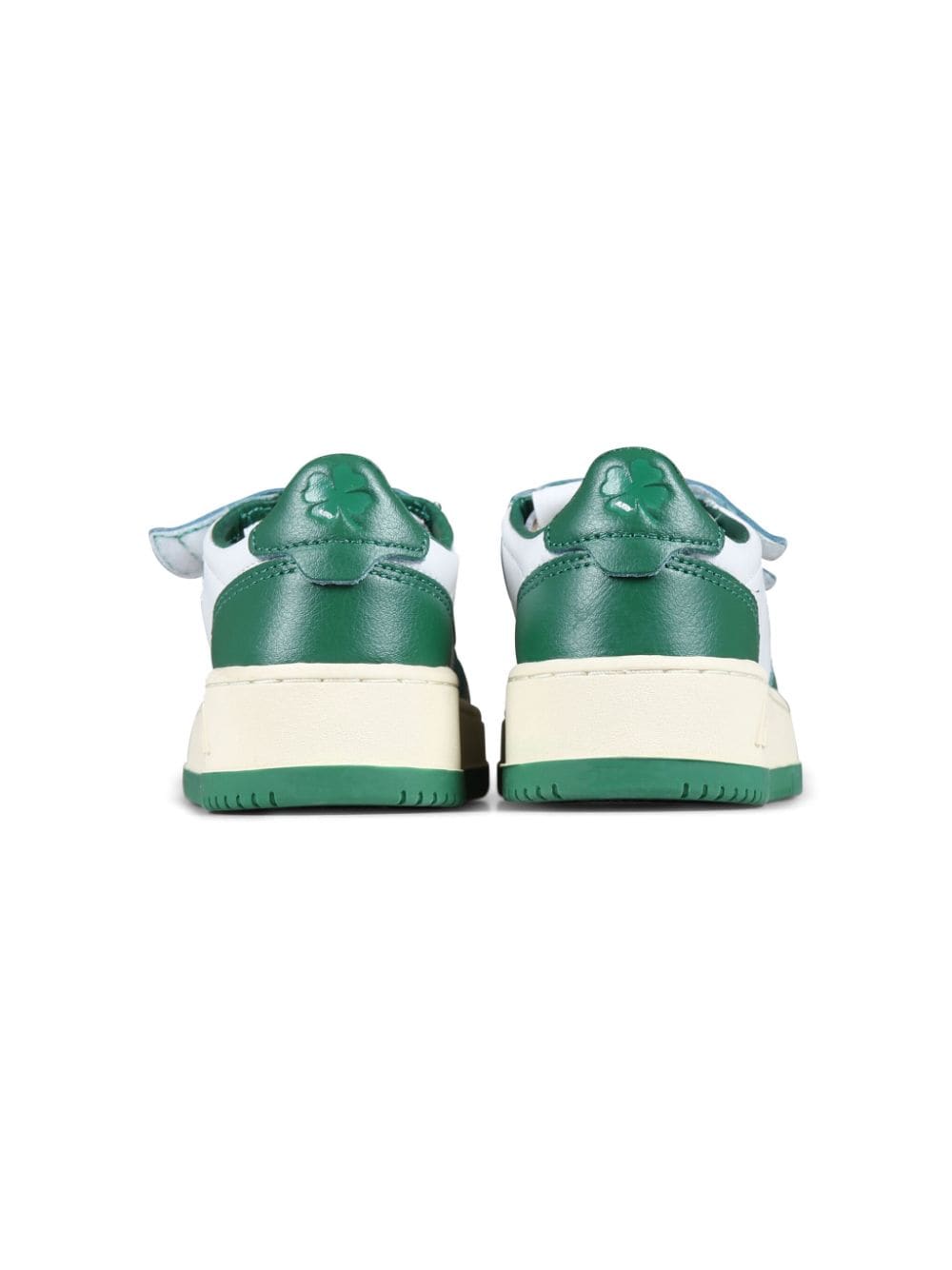 Sneakers per bambino Autry Kids verde e bianco con logo laterale - Rubino Kids