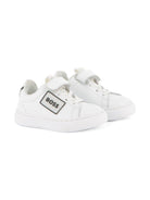Sneakers per bambino BOSS Kids bianche con applicazione con logo - Rubino Kids