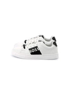 Sneakers per bambino Boss Kidswear bianco con logo goffrato con design color - block - Rubino Kids