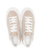 Sneakers per bambino Colorichiari beige con inserti in pelle scamosciata - Rubino Kids