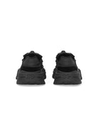 Sneakers per bambino Dolce & Gabbana Kids Daymaster nero con applicazione logo - Rubino Kids