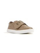 Sneakers per bambino Fendi Kids marrone con chiusura a strappo - Rubino Kids