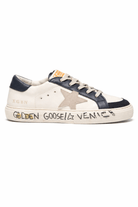 Sneakers per bambino Golden Goose Kids beige con applicazione stella - Rubino Kids