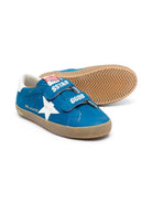 Sneakers per bambino Golden Goose Kids blu Old School - Rubino Kids