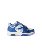 Sneakers per bambino Off - White Kids Out Of Office blu e bianco con motivo Arrows - Rubino Kids