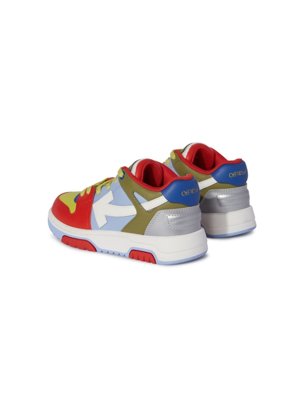 Sneakers per bambino Off - White Kids Out Of Office multicolore con motivo Arrows - Rubino Kids