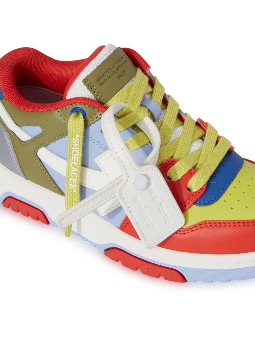 Sneakers per bambino Off - White Kids Out Of Office multicolore con motivo Arrows - Rubino Kids