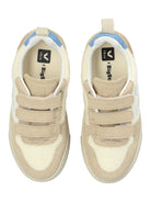 Sneakers per bambino Veja Kids beige con design in pelliccia sintetica - Rubino Kids