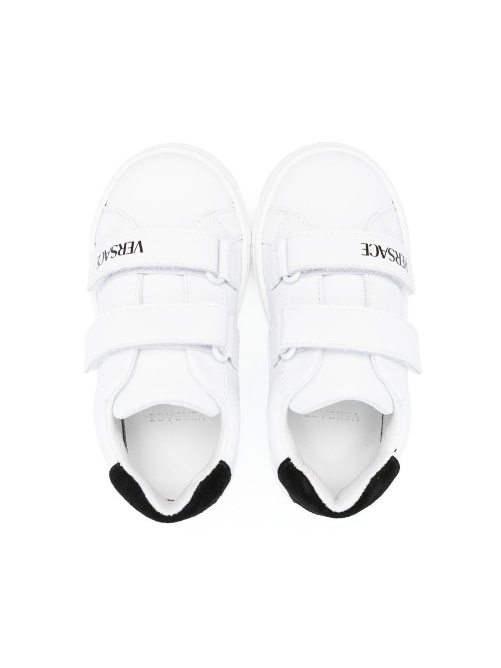 Sneakers per bambino Versace Kids bianco con chiusura a strappo - Rubino Kids