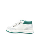 Sneakers per neonato Golden Goose Kids June Basket bianco con inserti verdi - Rubino Kids