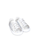 Sneakers primi passi per neonati Givenchy Kids argento con motivo 4G - Rubino Kids