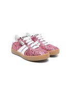 Sneakers Retro con glitter - Rubino Kids