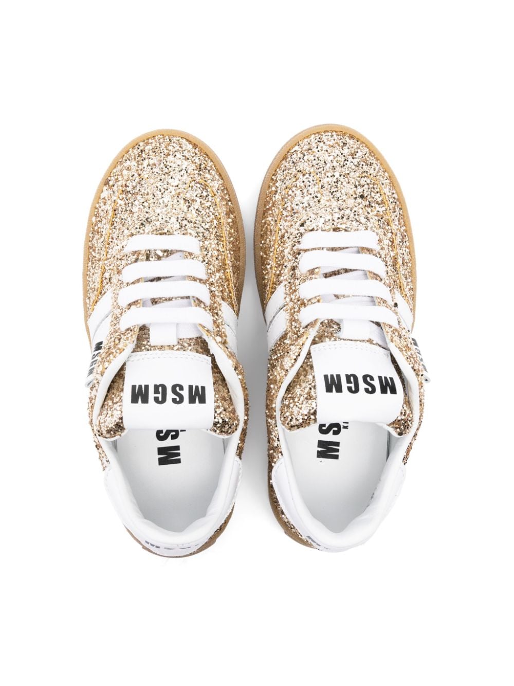 Sneakers Retro con glitter - Rubino Kids