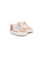 Sneakers senza lacci per neonata ETRO KIDS rosa con grana liscia - Rubino Kids