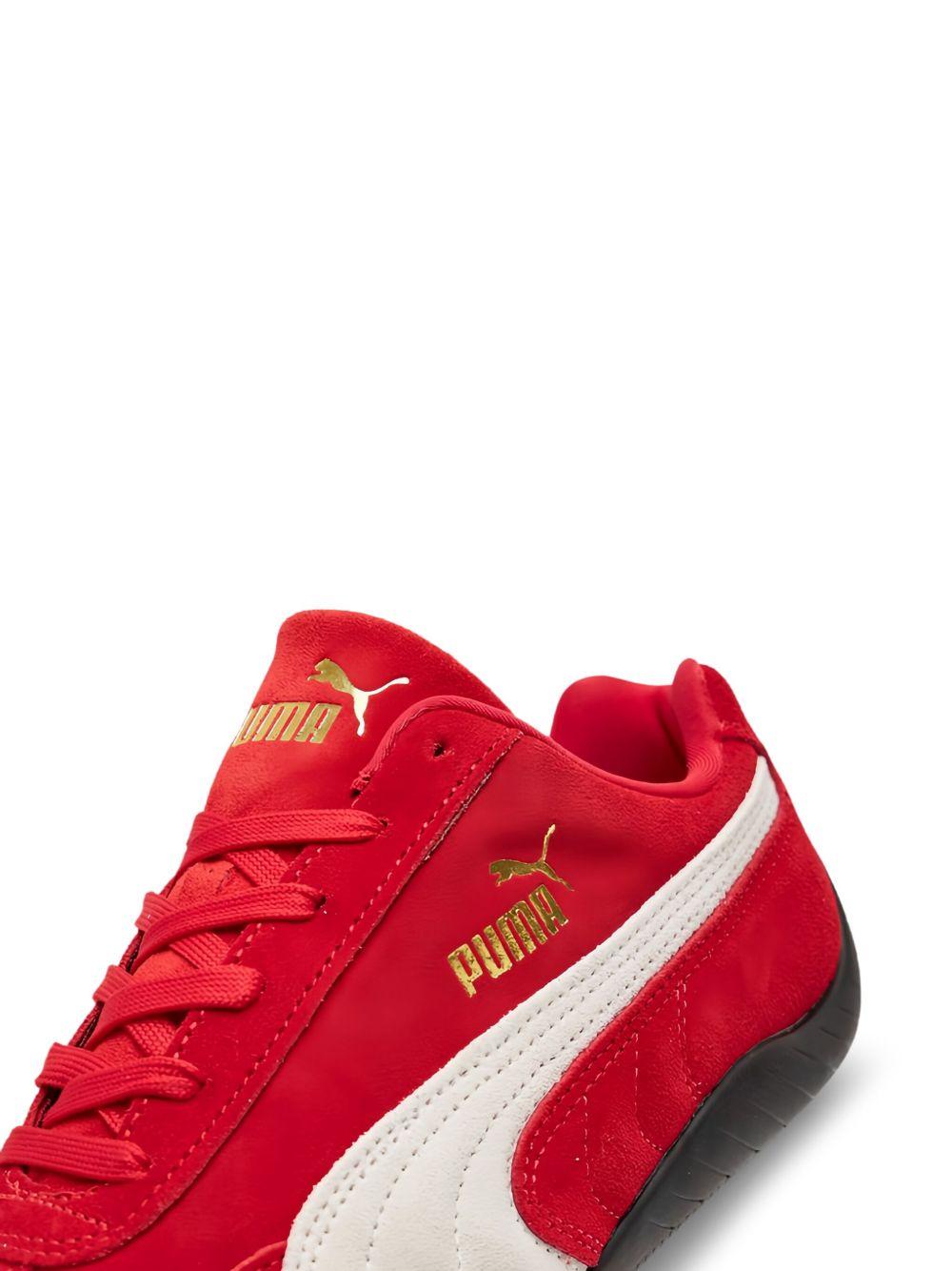 Sneakers Speedcat per bambino Puma Kids rosse con pelle scamosciata - Rubino Kids