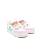 Sneakers V - 10 per bambina VEJA Kids multicolor con punta traforata - Rubino Kids