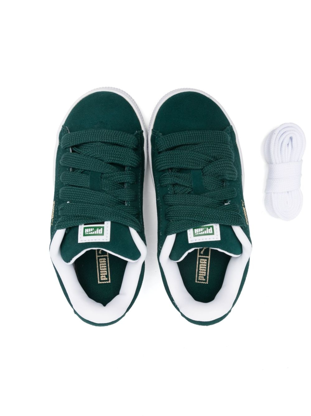 Sneakers verde per bambini Suede XL Puma Kids - Rubino Kids