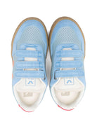 Snerakers V - 90 per bambino Veja Kids azzurre con design traforato - Rubino Kids