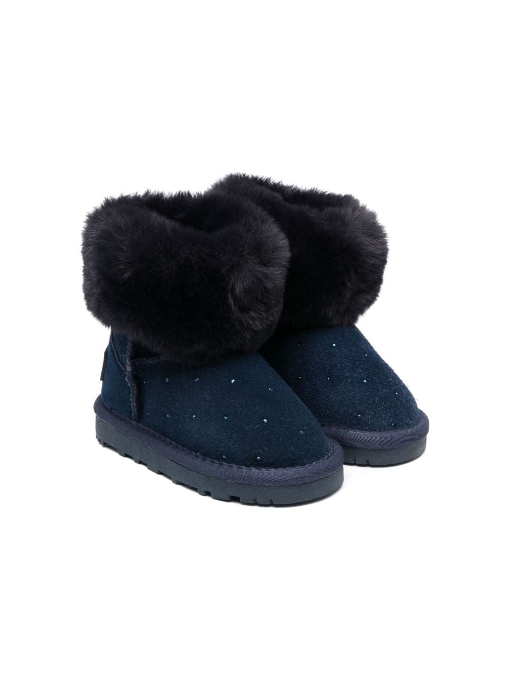 Stivaletti con dettaglio in shearling - Rubino Kids