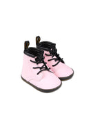 Stivaletti per neonata Dr. Martens Kids rosa con lacci - Rubino Kids