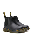 Stivali Chelsea per bambino Dr. Martens Kids nero con pannelli elastici laterali - Rubino Kids