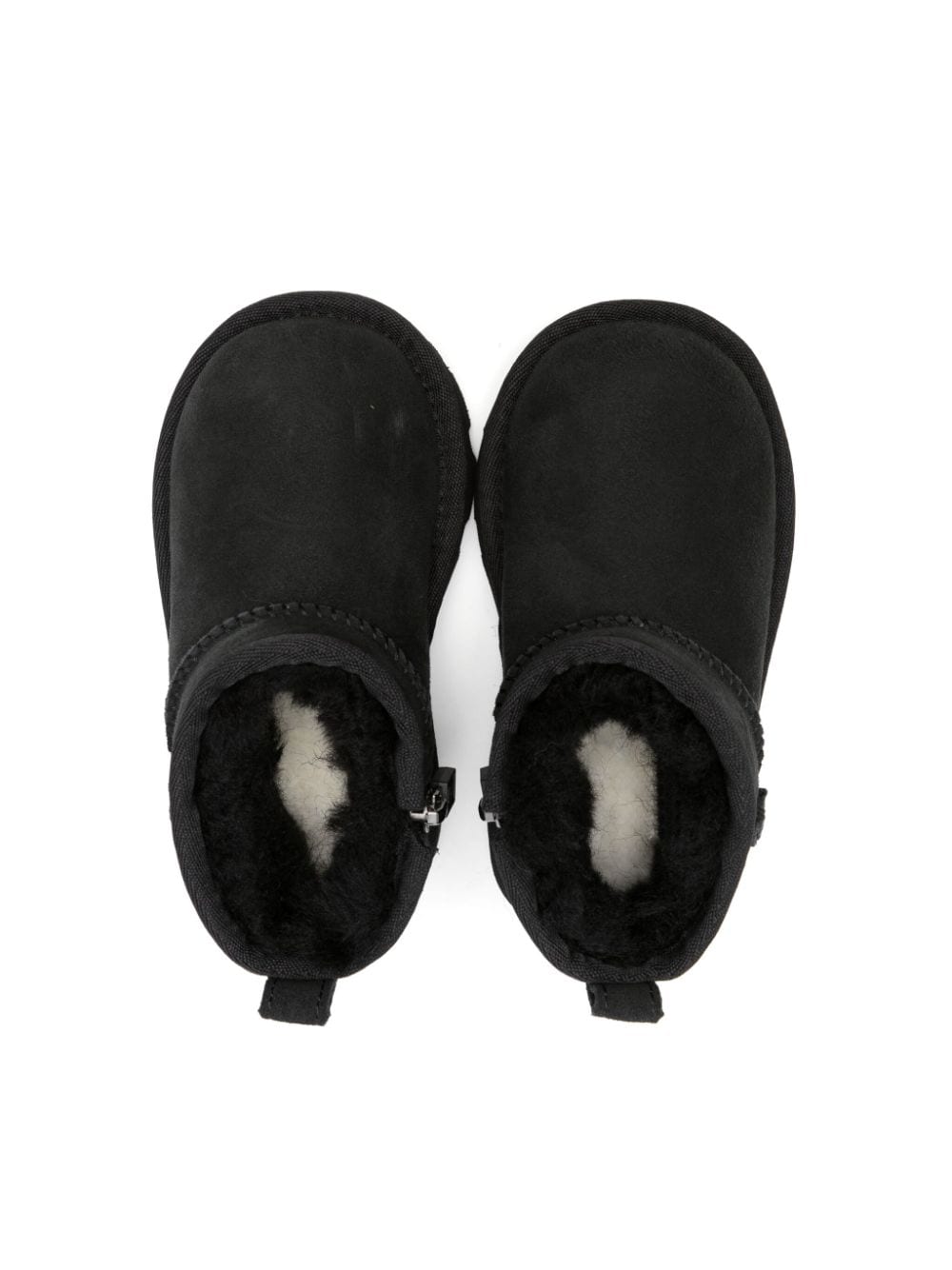 Stivali Classic Ultra Mini per bambina UGG Kids marroni con finitura idrorepellente - Rubino Kids